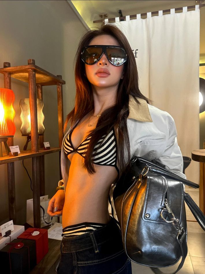 Trần Đoàn Bảo Ngọc có nickname @nruburn là một hot Instagram, fashionista hiện sở hữu trang cá nhân có hơn 457.000 người theo dõi. (Ảnh: IGNV)