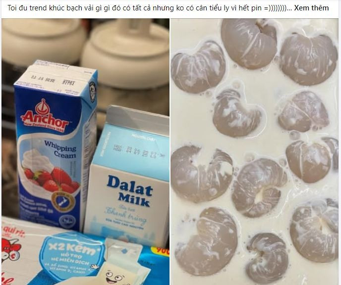 Mùa hè đến, kèm theo đó là vô vàn những loại trái cây tươi ngon, đặc biệt là vải thiều. Và cũng như mọi năm, những món ăn, thức uống được chế biến từ loại quả này lại nhanh chóng "gây sốt" trên các nền tảng mạng xã hội. Năm nay, nổi bật nhất phải kể đến món "khúc bạch vải" – một sự kết hợp độc đáo giữa món chè khúc bạch thanh mát và hương vị ngọt ngào đặc trưng của vải thiều.