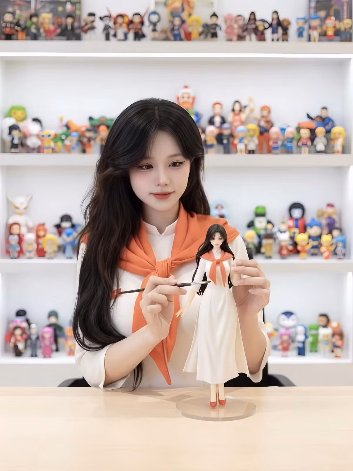 Không chỉ dừng lại ở cosplay và streamer, Yugi Kiều Oanh còn chứng minh khả năng biến hóa linh hoạt của mình khi xuất hiện ở nhiều vai trò khác nhau như game thủ tại các giải đấu chuyên nghiệp. (Ảnh: FBNV)