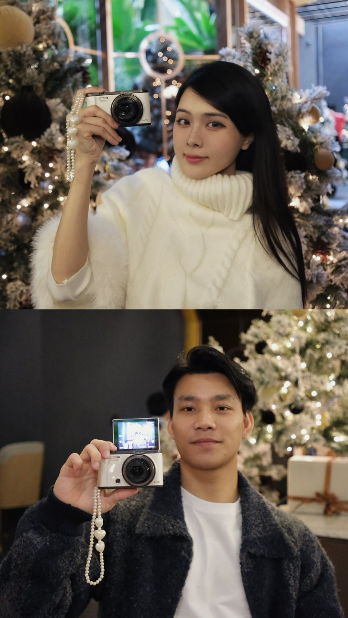 Trong không khí rộn ràng của mùa lễ hội cuối năm, hậu vệ tài hoa của đội tuyển Việt Nam - Vũ Văn Thanh và bạn gái hot girl Trần Bích Hạnh đã khiến cộng đồng mạng "dậy sóng" khi công khai bộ ảnh Giáng sinh đầy lãng mạn. (Ảnh: FBNV)