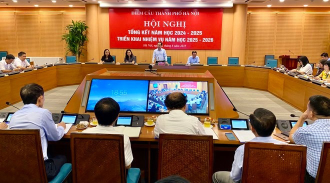 Chiều 22/8, Giám đốc Sở GD-ĐT Hà Nội thông tin nhanh về điểm mới năm học 2025-2026