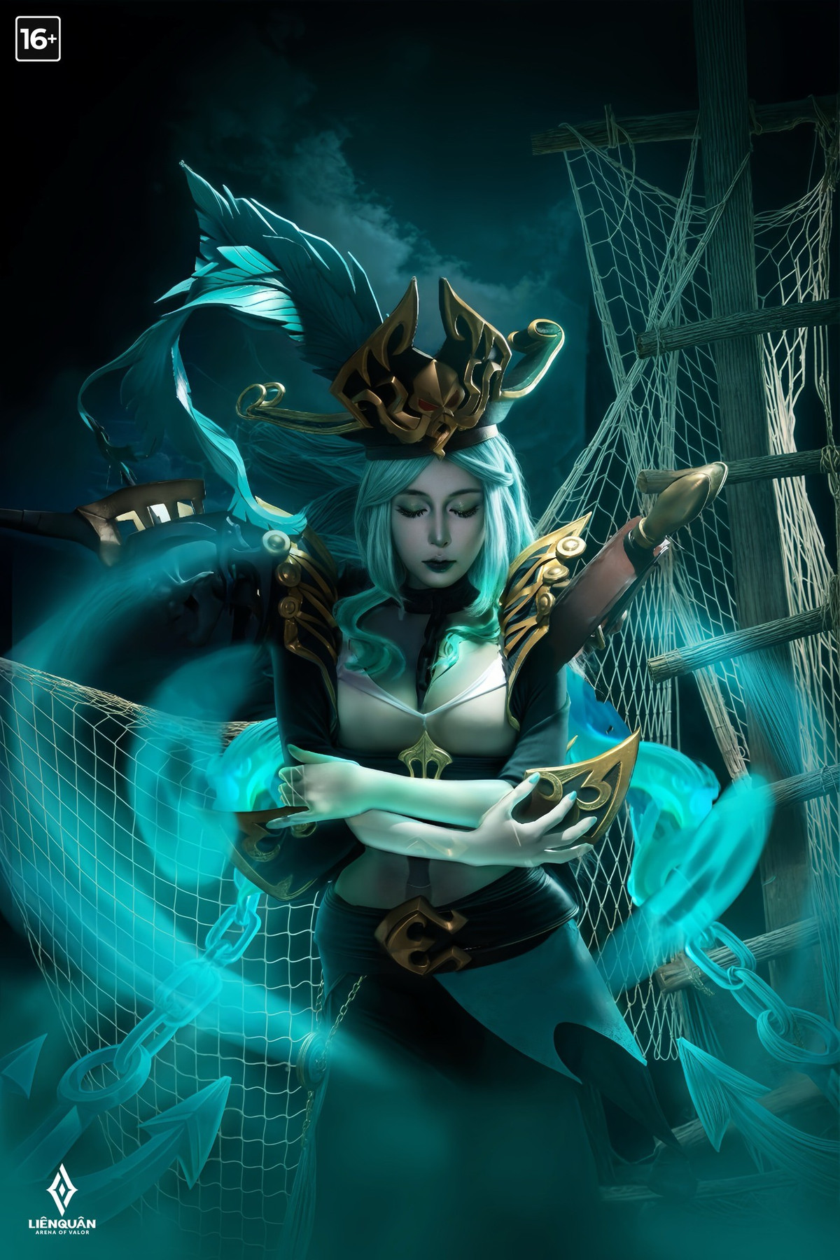 Bên cạnh đó, nhiều người cũng đã gọi tên cô nàng Grape Phạm (tên thật Phạm Phương Anh) - người được cho là nhân vật chính của màn cosplay đầy cuốn hút này. (Ảnh: Garena Liên Quân Mobile)