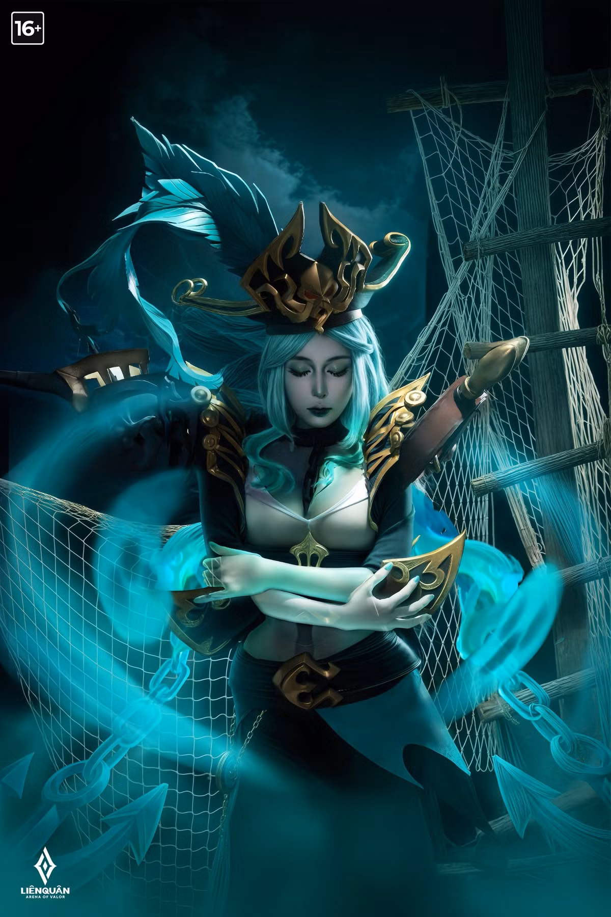 Bên cạnh đó, nhiều người cũng đã gọi tên cô nàng Grape Phạm (tên thật Phạm Phương Anh) - người được cho là nhân vật chính của màn cosplay đầy cuốn hút này. (Ảnh: Garena Liên Quân Mobile)