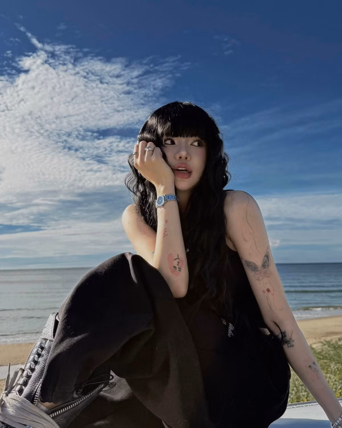 Ngoài ra, cả hai cũng có nhiều dấu hiệu tương tác, đi chơi cùng nhau trong thời gian qua, khiến nghi vấn hẹn hò của cặp đôi càng được quan tâm nhiều hơn. (Ảnh: @l.ciin)