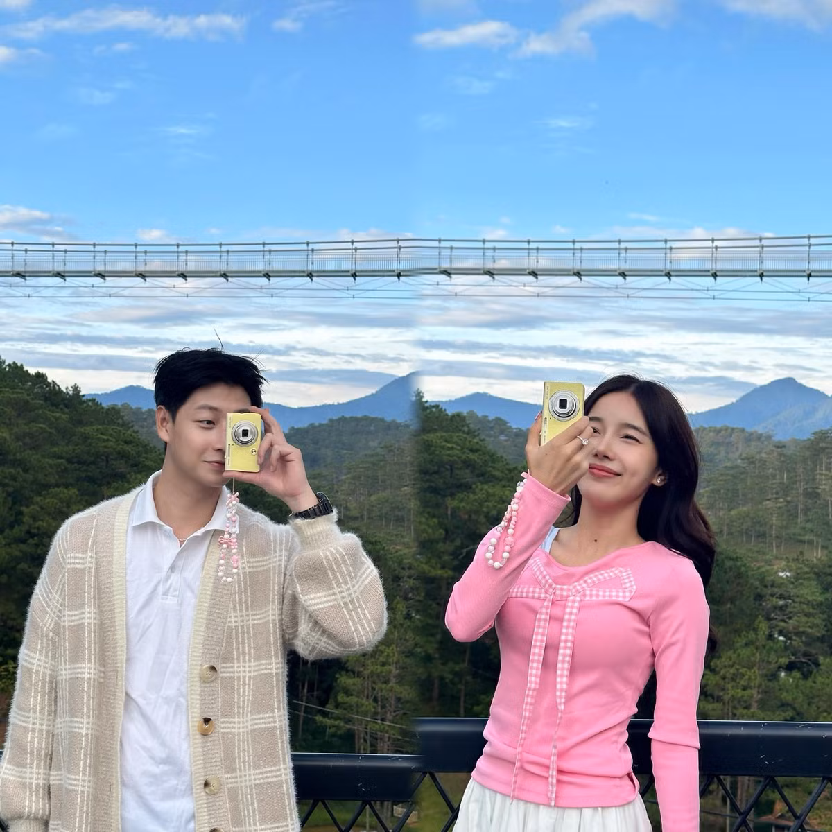 Nhiều người hâm mộ hi vọng rằng sẽ sớm được chứng kiến đám cưới chính thức của cả hai trong tương lai không xa. (Ảnh: Facebook Hằng Trịnh)