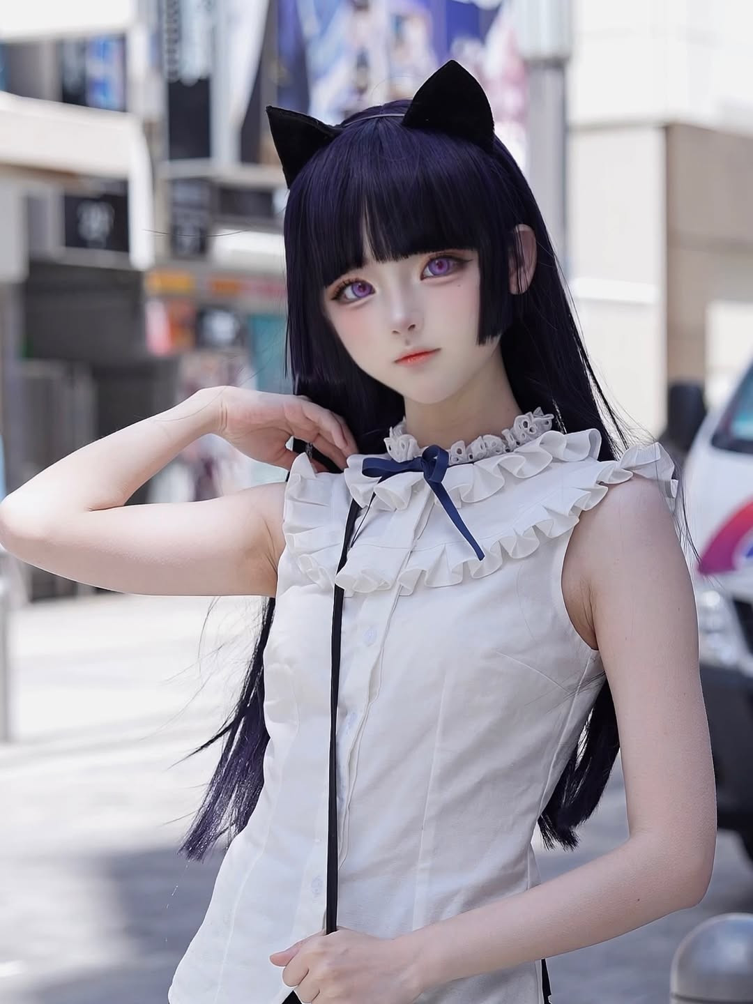 Sở hữu gương mặt "loli" (ngây thơ, trẻ con) và ngoại hình nhỏ nhắn, xinh xắn như búp bê, SeeU thường được cộng đồng fan gọi bằng biệt danh thân thương là "nàng Coser không tuổi". (Ảnh: IGNV)