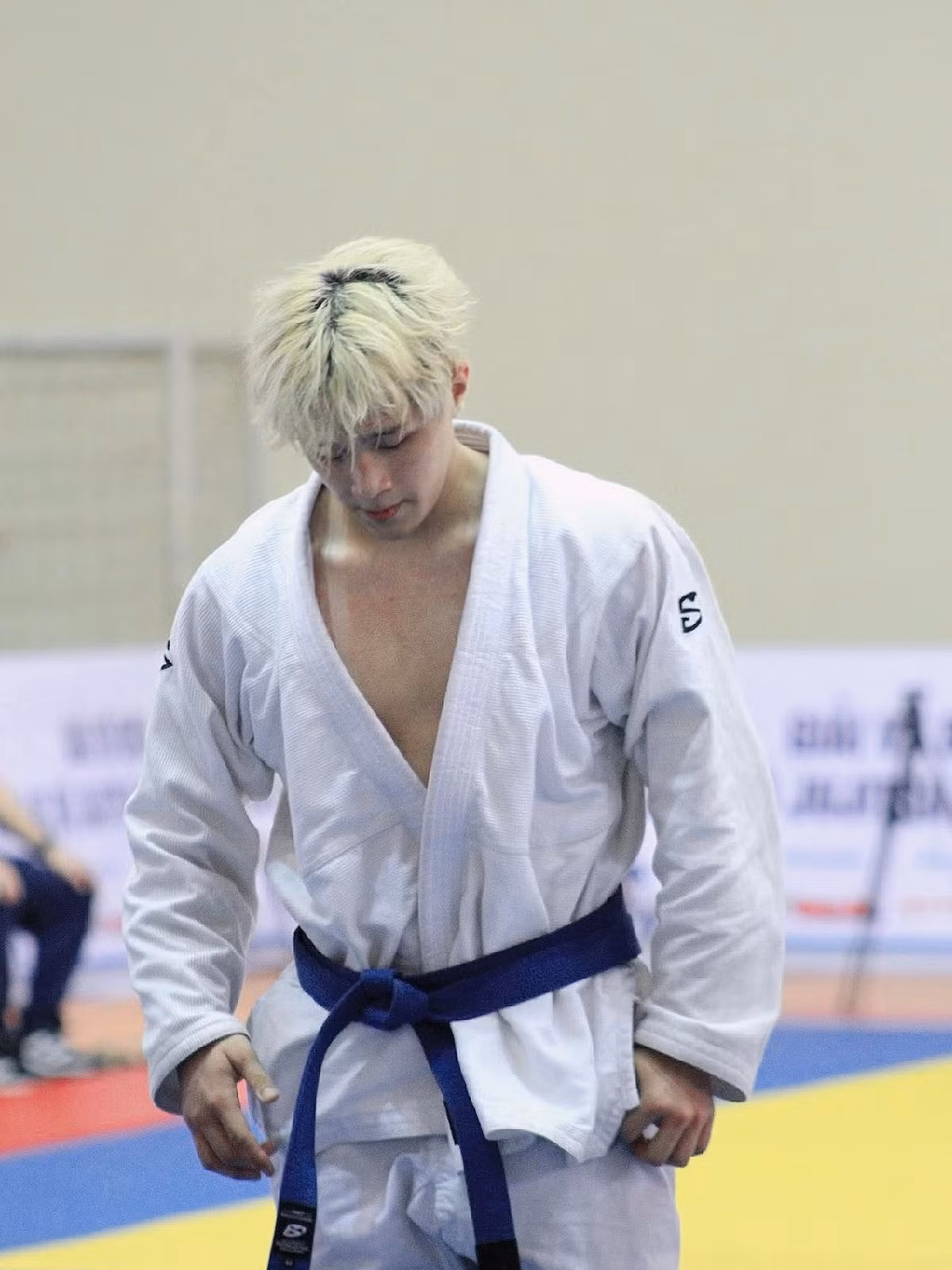 Tại SEA Games 33 lần này, Tiến Triển là một trong những vận động viên được kỳ vọng sẽ mang về huy chương cho đội tuyển Jujitsu Việt Nam. (Ảnh: FBNV)