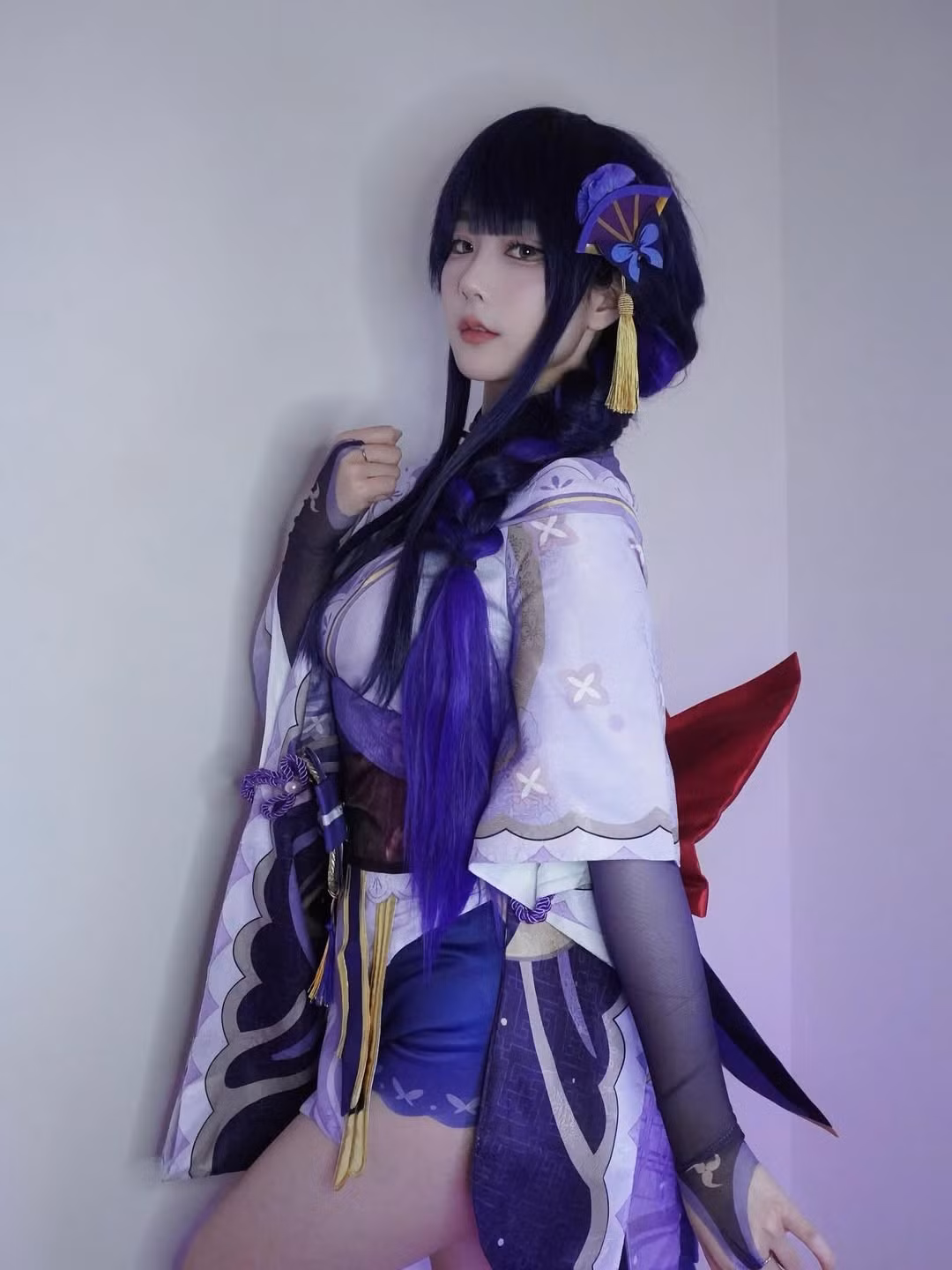 Đối với người hâm mộ game nhập vai Genshin Impact, màn cosplay Raiden Shogun của Kiittwy cũng được đánh giá cao. (Ảnh: IGNV)