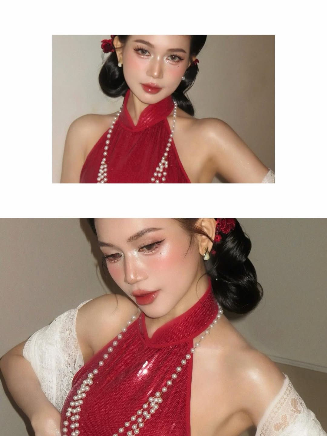 Điểm nhấn đặc biệt trong bộ ảnh chính là thần thái "mợ hai" mà Sĩ Thanh thể hiện. Không chỉ dừng lại ở trang phục, Sĩ Thanh còn lột tả thành công nội tâm của một người phụ nữ vừa có chút điệu đà, nũng nịu nhưng cũng đầy mạnh mẽ, sắc sảo và tự tin. (Ảnh: IGNV)