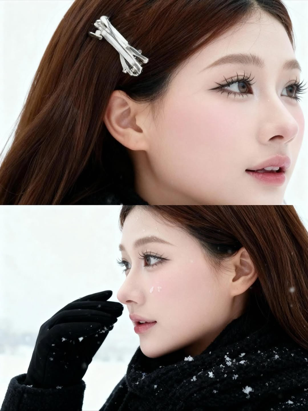 Các ứng dụng như Meitu (với filter "Mùa đông lãng mạn") hay Gemini AI là "trợ thủ" đắc lực. Người dùng chỉ cần mô tả: "Cô gái cầm ô trong suốt, đứng giữa phố tuyết rơi, mặc áo len trắng" là có ngay bộ ảnh nghìn like.