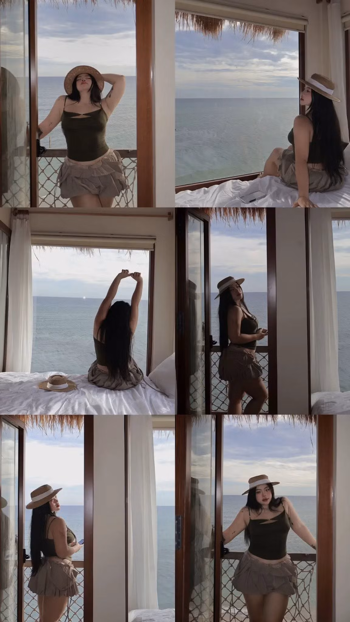 Sự kết hợp đơn giản giữa áo dây ôm sát cùng chân váy xòe bồng cũng là lựa chọn thông minh cho nàng mũm mĩm khi không muốn diện những thiết kế cắt xẻ quá táo bạo.