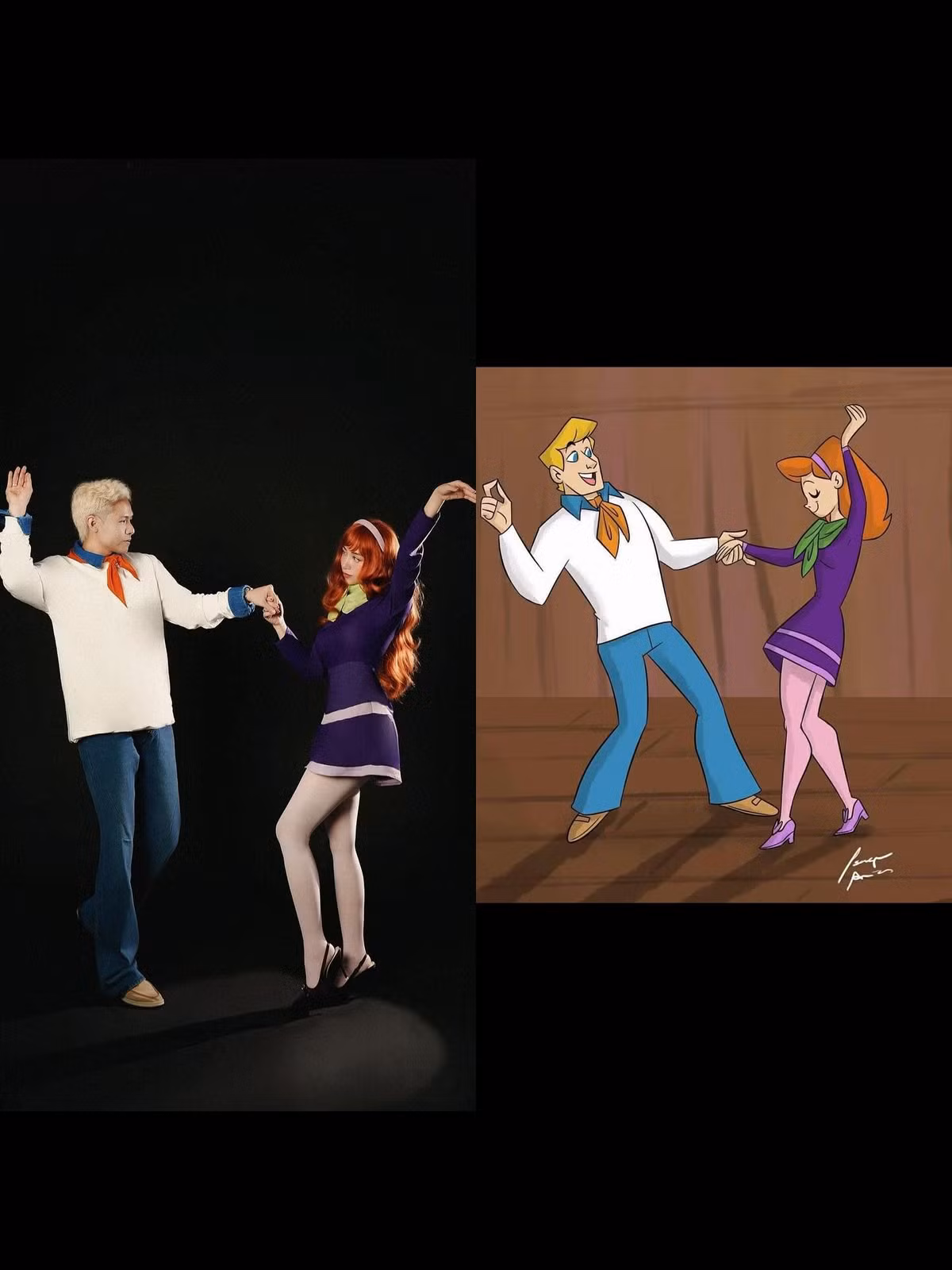 Điều khiến bộ ảnh trở nên đặc biệt là sự sao chép y hệt từ tạo hình hoạt hình sang đời thực. (Ảnh: FBNV)