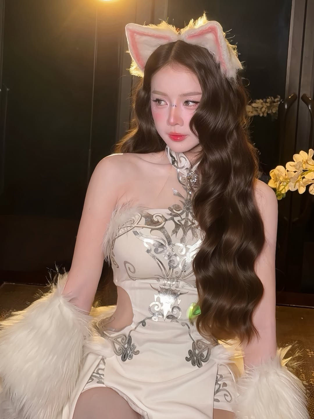 Mới đây, cô nàng đã chiếm trọn spotlight khi hóa thân thành nàng " tiểu hồ ly" vừa có nét tinh nghịch, ngọt ngào, lại vừa gợi cảm, ma mị đầy cuốn hút. (Ảnh: IGNV)