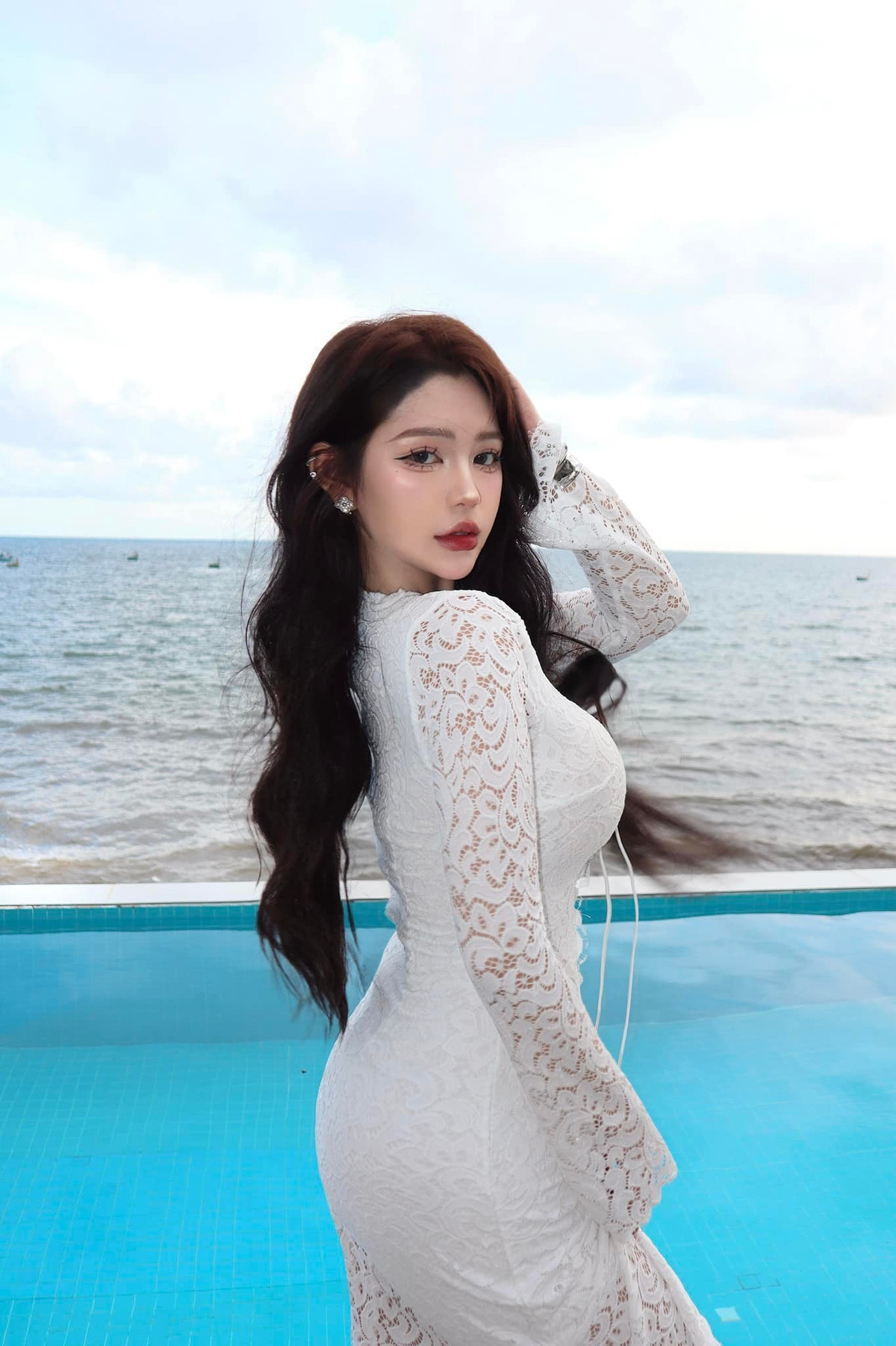 Nhờ lợi thế ngoại hình, nàng "hot girl Đà Lạt" là mẫu ảnh được yêu thích. (Ảnh: IGNV)