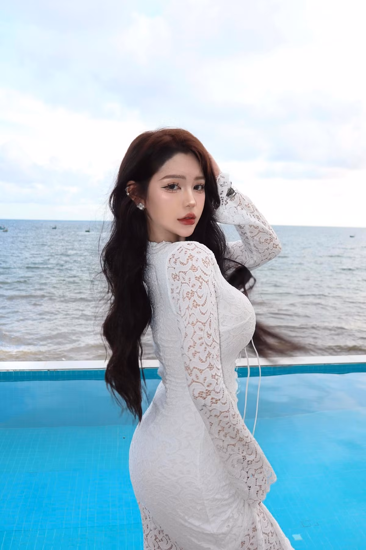 Nhờ lợi thế ngoại hình, nàng "hot girl Đà Lạt" là mẫu ảnh được yêu thích. (Ảnh: IGNV)