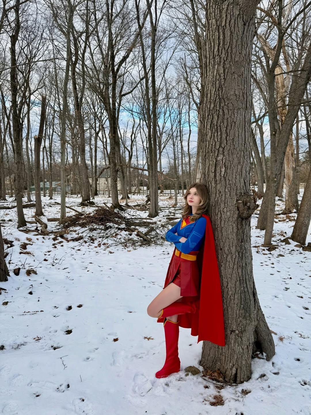 Mới đây, những hình ảnh về một "nữ siêu nhân" thả dáng cực cuốn hút giữa rừng tuyết đã nhanh chóng được chia sẻ rộng rãi. (Ảnh: IGNV)