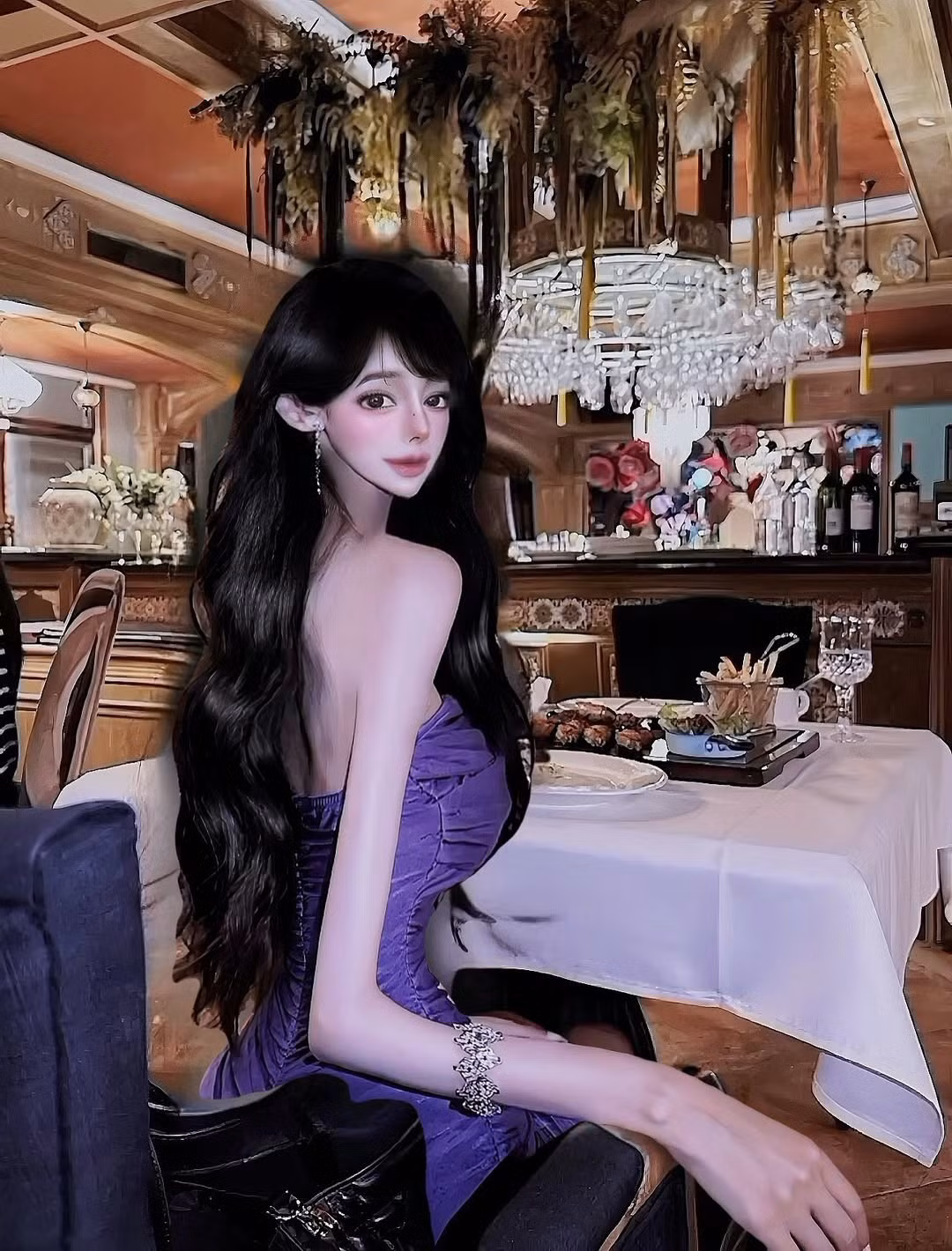 Để có được bức hình "sống ảo" ưng ý nhất, hội chị em mỗi lần trước đi đăng tải lên mạng xã hội đều sử dụng các công cụ chỉnh sửa để ảnh của mình hoàn hảo nhất. Thế nhưng nếu lạm dụng công cụ chỉnh sửa thì đôi khi sẽ phản tác dụng, như một cô nàng hot girl có nick name pinkchaea. (Ảnh: IGNV)