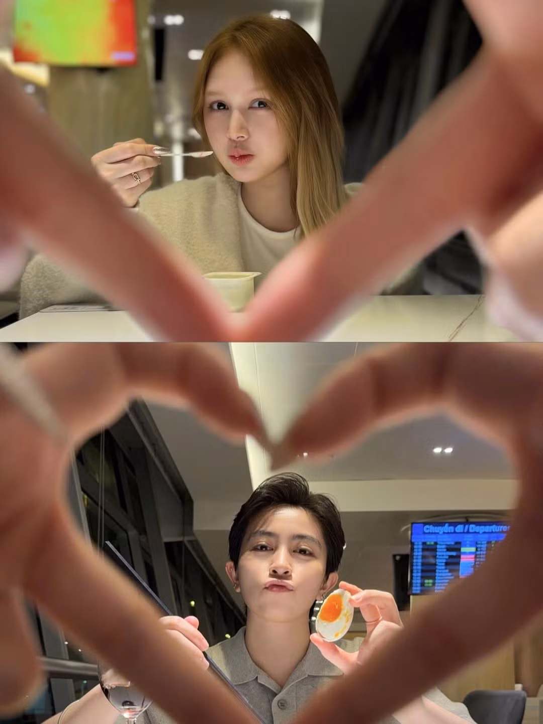 Qua các bức hình được Xoài Non và Gil Lê "nhá hàng" trên trang cá nhân, người hâm mộ dễ dàng nhận ra cặp đôi đang tận hưởng những ngày nghỉ tuyệt vời giữa khung cảnh mùa thu vàng lãng mạn của xứ sở kim chi. (Ảnh: IGNV)