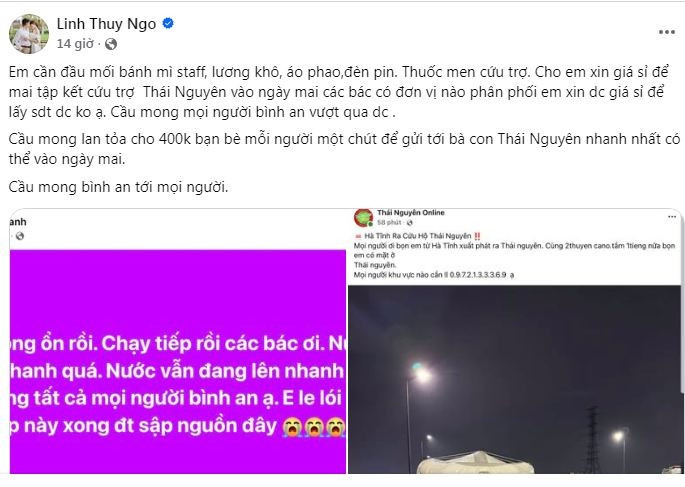 Tình hình ngập lụt nghiêm trọng ở Thái Nguyên và các tỉnh miền núi phía Bắc vẫn cần sự quan tâm và hỗ trợ lớn từ cộng đồng.