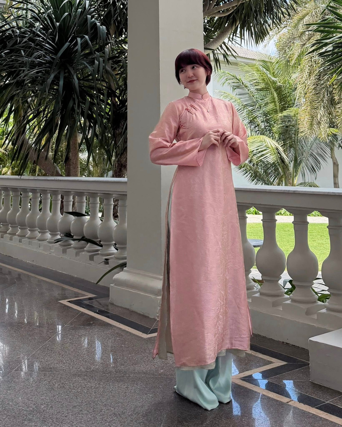 Kể từ khi trở thành diễn viên độc quyền của công ty M-TP Entertainment từ năm 2020, mỗi động thái của Hải Tú đều thu hút sự quan tâm lớn từ cộng đồng mạng. (Ảnh: FBNV)