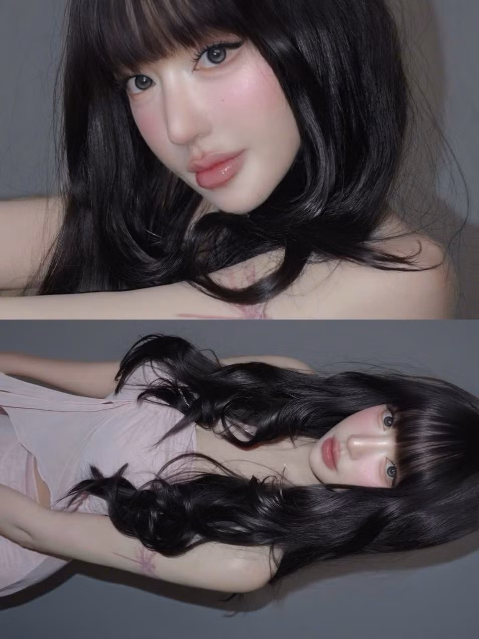 Trong bộ ảnh này, Elly Trần lựa chọn trang phục tối giản nhưng đầy tinh tế, khai thác tối đa lợi thế hình thể. Cô diện một set đồ màu hồng pastel với chất liệu xuyên thấu và mỏng manh. (Ảnh: FBNV)