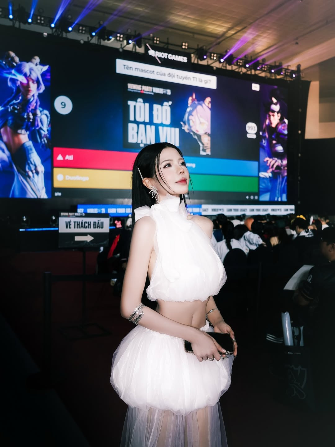 Mới đây, Mai Dora – nữ MC nổi tiếng của làng Esports Việt vừa khiến cộng đồng mạng xôn xao khi đăng tải loạt ảnh check-in tại sự kiện Viewing Party Chung Kết Thế Giới (CKTG) 2025. (Ảnh: IGNV)