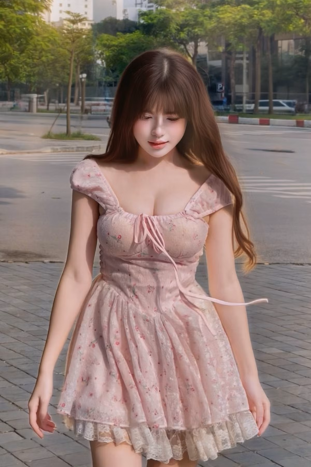 Ở phần bình luận, nhiều người không khỏi bày tỏ xuýt xoa: "Quà Noel sớm đây rồi", "Noel đến hơi sớm", "bà già Noel xinh quá". (Ảnh: FBNV)