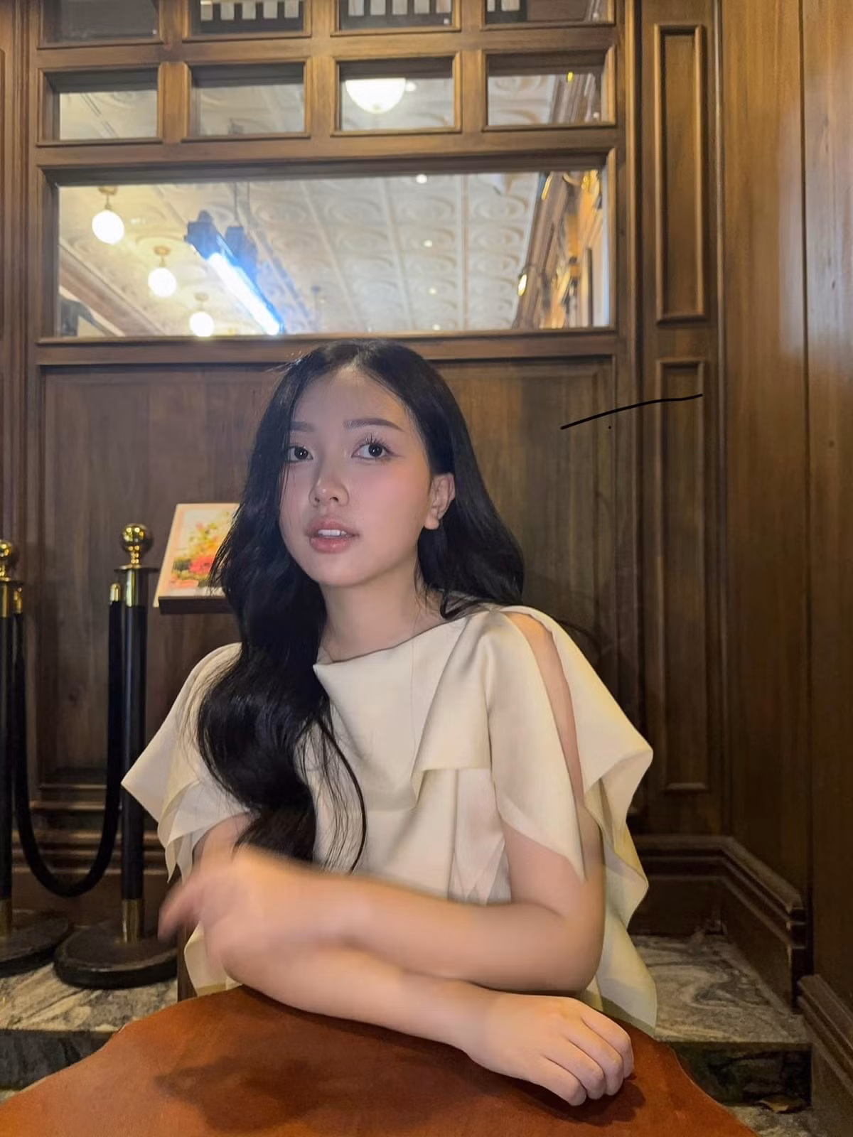 Là mẹ một con nhưng Mai Hà Trang vẫn thu hút bởi nhan sắc xinh đẹp, ngọt ngào.