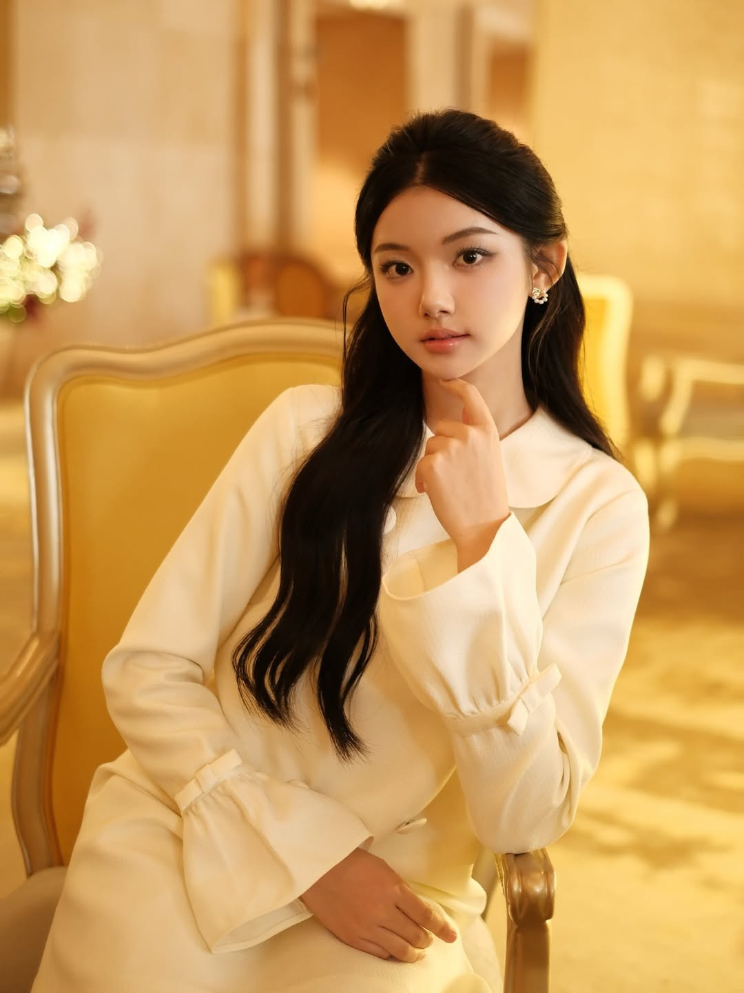 Mới đây, Quỳnh Trương lại một lần nữa khiến người hâm mộ "đứng ngồi không yên" khi xuất hiện với một diện mạo hoàn toàn mới: Sang trọng, đài các và tràn đầy khí chất tiểu thư. (Ảnh: IGNV)