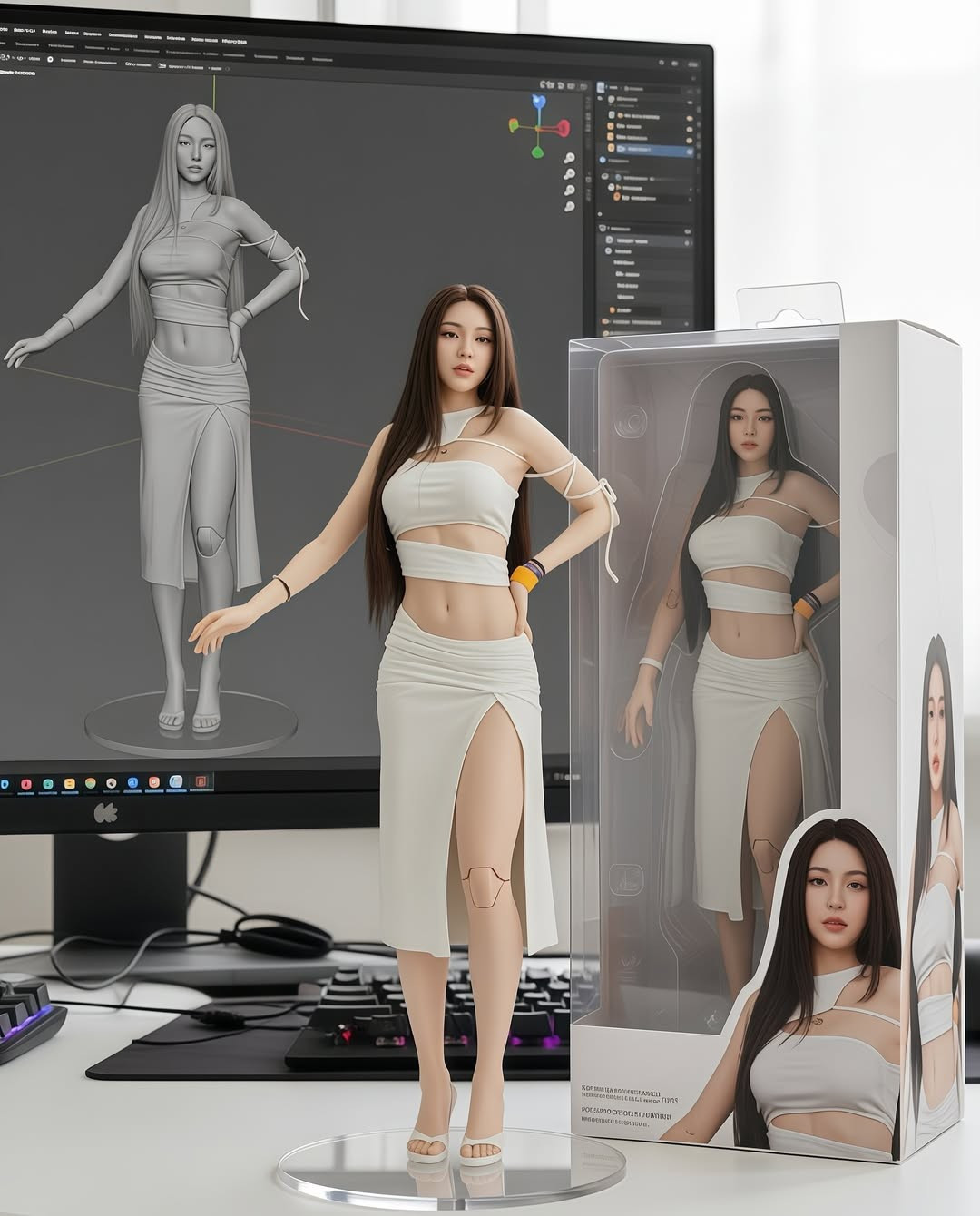 Mỗi bức tượng đều thể hiện độ chi tiết đáng kinh ngạc, tái hiện một cách sống động từng đường nét trên khuôn mặt, mái tóc, và cả những bộ trang phục mà Janet đã từng mặc. (Ảnh: IGNV)