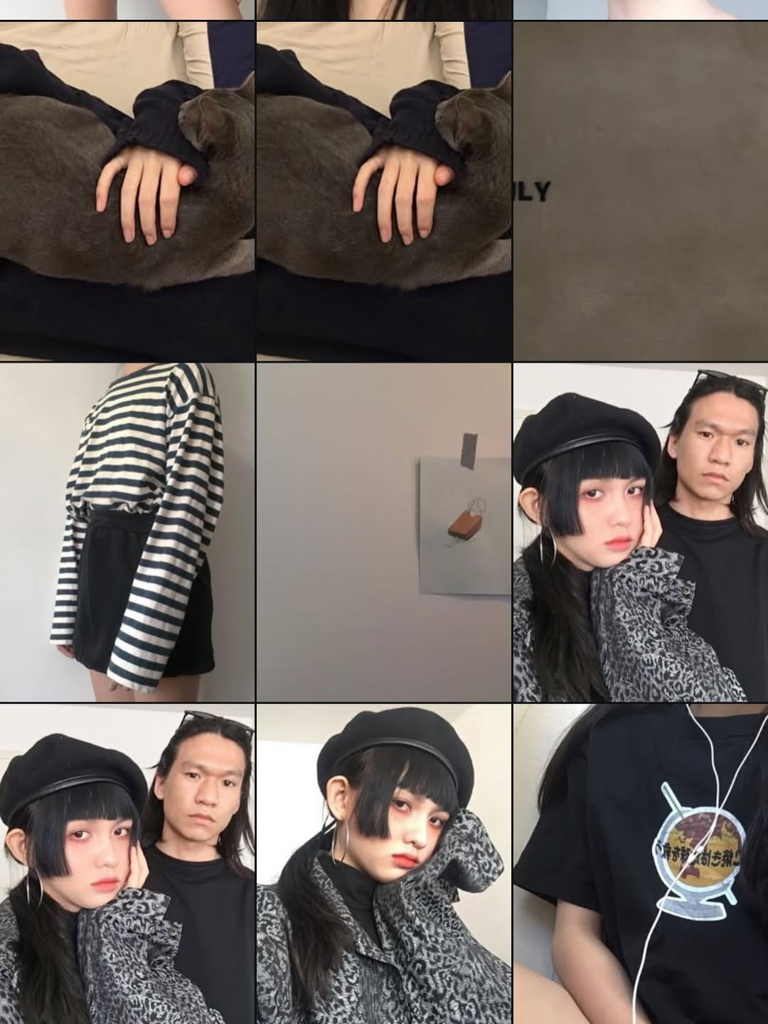 Trong giai đoạn này, phong cách thời trang của Lâm Minh thiên về sự tối giản, mang hơi hướng của các hot girl mạng xã hội đời đầu với các item như áo cổ lọ, váy hoa nhí, hoặc những bộ đồ năng động phù hợp với lứa tuổi. (Ảnh: IGNV)