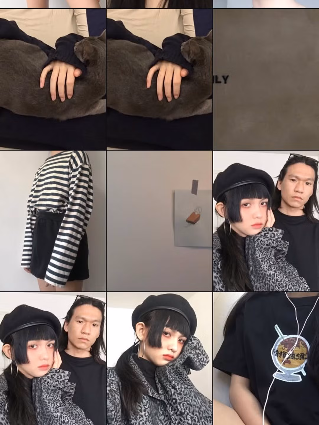 Trong giai đoạn này, phong cách thời trang của Lâm Minh thiên về sự tối giản, mang hơi hướng của các hot girl mạng xã hội đời đầu với các item như áo cổ lọ, váy hoa nhí, hoặc những bộ đồ năng động phù hợp với lứa tuổi. (Ảnh: IGNV)