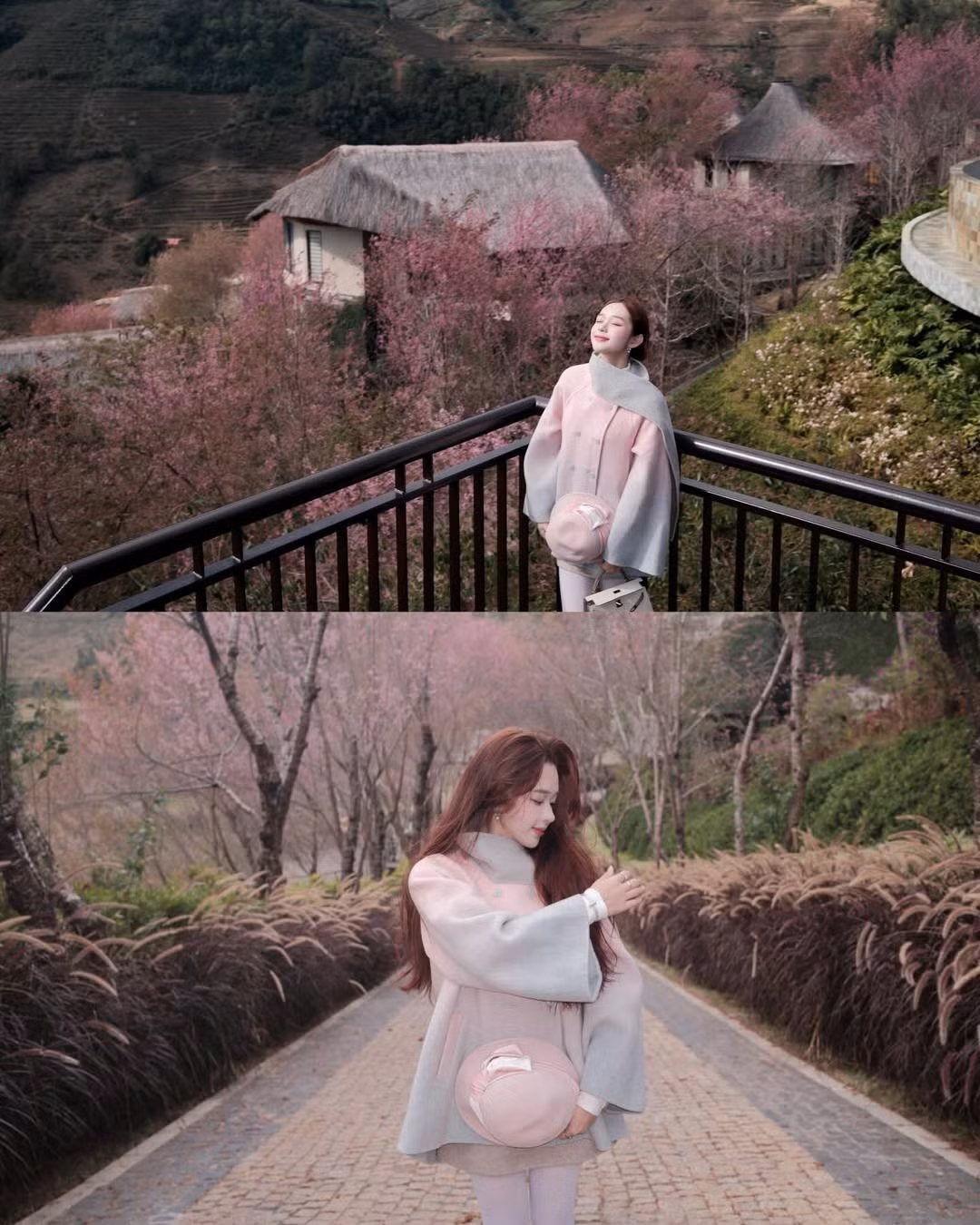 Vốn nổi tiếng với danh xưng "hot girl Tây Bắc", Karty Chang sở hữu gương mặt thanh tú, đôi mắt to tròn và nụ cười tỏa nắng. Trong bộ ảnh lần này, cô nàng lựa chọn phong cách nàng thơ dịu dàng. (Ảnh: FBNV)