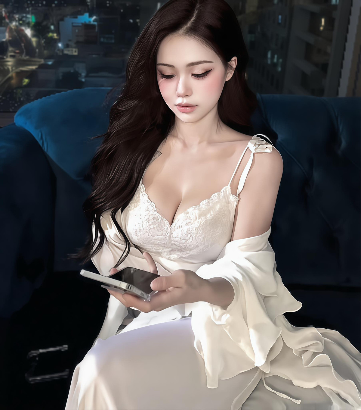 Bộ ảnh nhanh chóng lan truyền trên mạng xã hội và nhận về nhiều phản ứng khác nhau. Nhiều người xuýt xoa trước nhan sắc cũng như thân hình "cực phẩm" của Yugi, bên cạnh đó một số khác bày tỏ nghi ngờ, cho rằng cô nàng đã chỉnh ảnh hơi "quá tay". (Ảnh: FBNV)