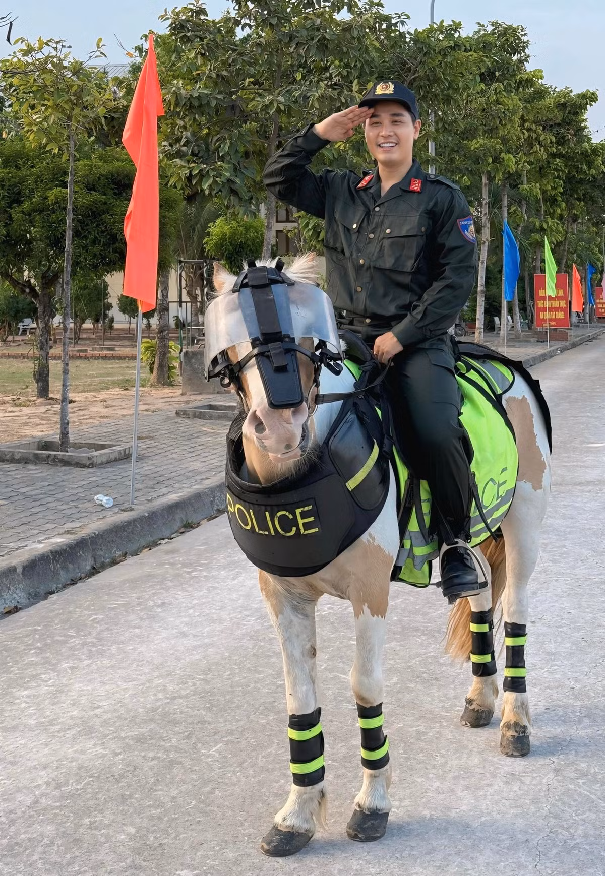 Nhiều người dân và du khách còn tìm đến tận nơi chỉ để check-in cùng "hiện tượng bốn chân" đặc biệt này.