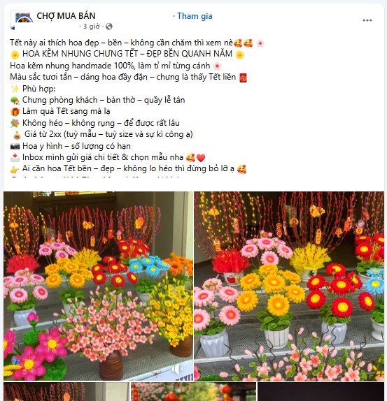 Theo khảo sát trên các "chợ mạng", giá của các sản phẩm này dao động rất rộng, phù hợp với túi tiền của nhiều đối tượng. Những bình hoa nhỏ để bàn chỉ có giá từ 150.000 - 300.000 VNĐ, trong khi những chậu lớn, đòi hỏi sự kỳ công và thời gian làm từ 2-3 ngày có thể lên tới cả triệu đồng.