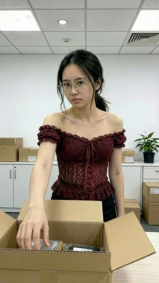 Nhưng kìa, vẫn là những chiếc áo cổ bèo, những bộ váy ấy, khi đặt vào bối cảnh "Đi chơi", mọi thứ thay đổi 180 độ.