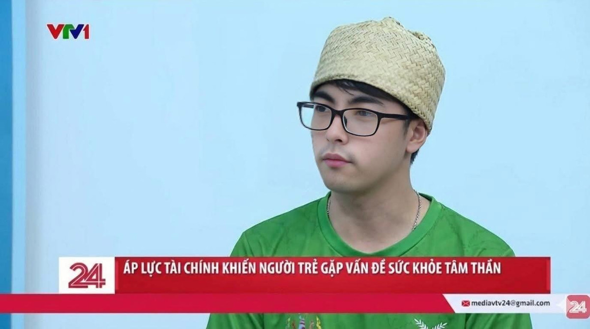 Người dùng mạng sử dụng công nghệ AI hoặc cắt ghép ảnh để xuất hiện như một "nạn nhân" của áp lực tài chính trong bản tin thời sự. (Ảnh Tổng hợp)