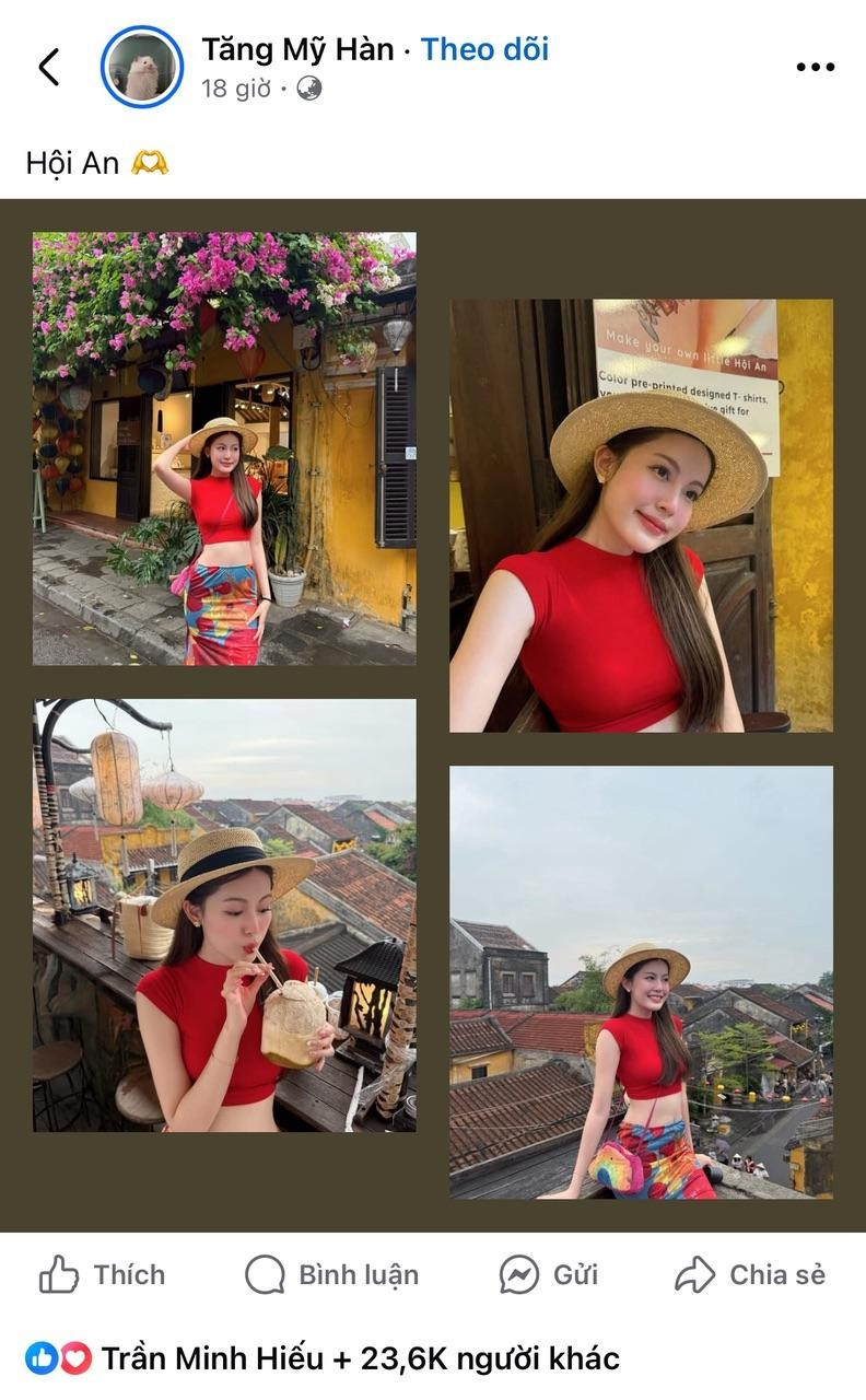 Không công khai nhưng cũng không che giấu là cách mà HIEUTHUHAI và Mỹ Hàn duy trì mối quan hệ của mình. Mỗi lần "nàng" đăng ảnh, "chàng" ngay lập tức vào thả tim.