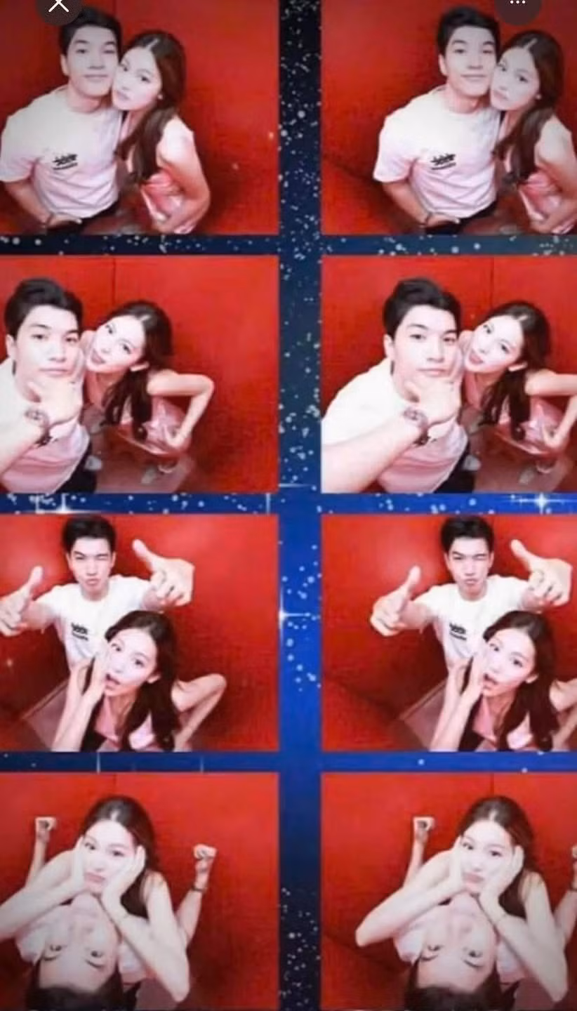 Theo đó, trong những bức ảnh được chụp từ photobooth được lan truyền trên mạng xã hội, cặp đôi không ngần ngại thể hiện những cử chỉ thân mật, thoải mái dựa sát, má kề má và trao nhau những khoảnh khắc ngọt ngào.