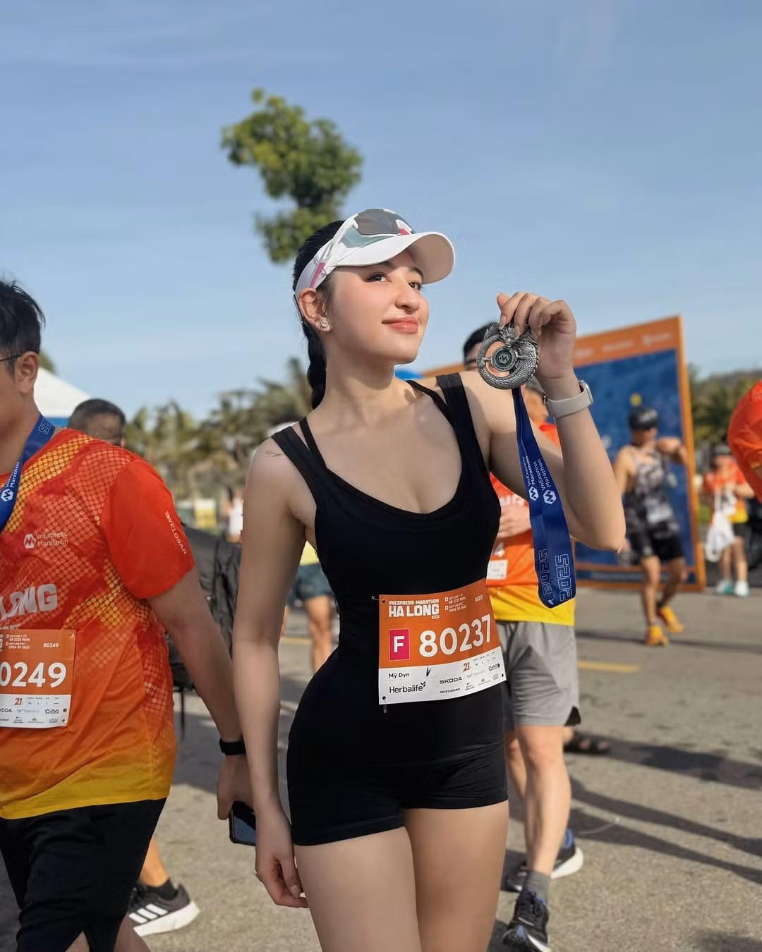 Mỹ Duyên mới bắt đầu tham gia bộ môn chạy bộ được khoảng 2 tháng.