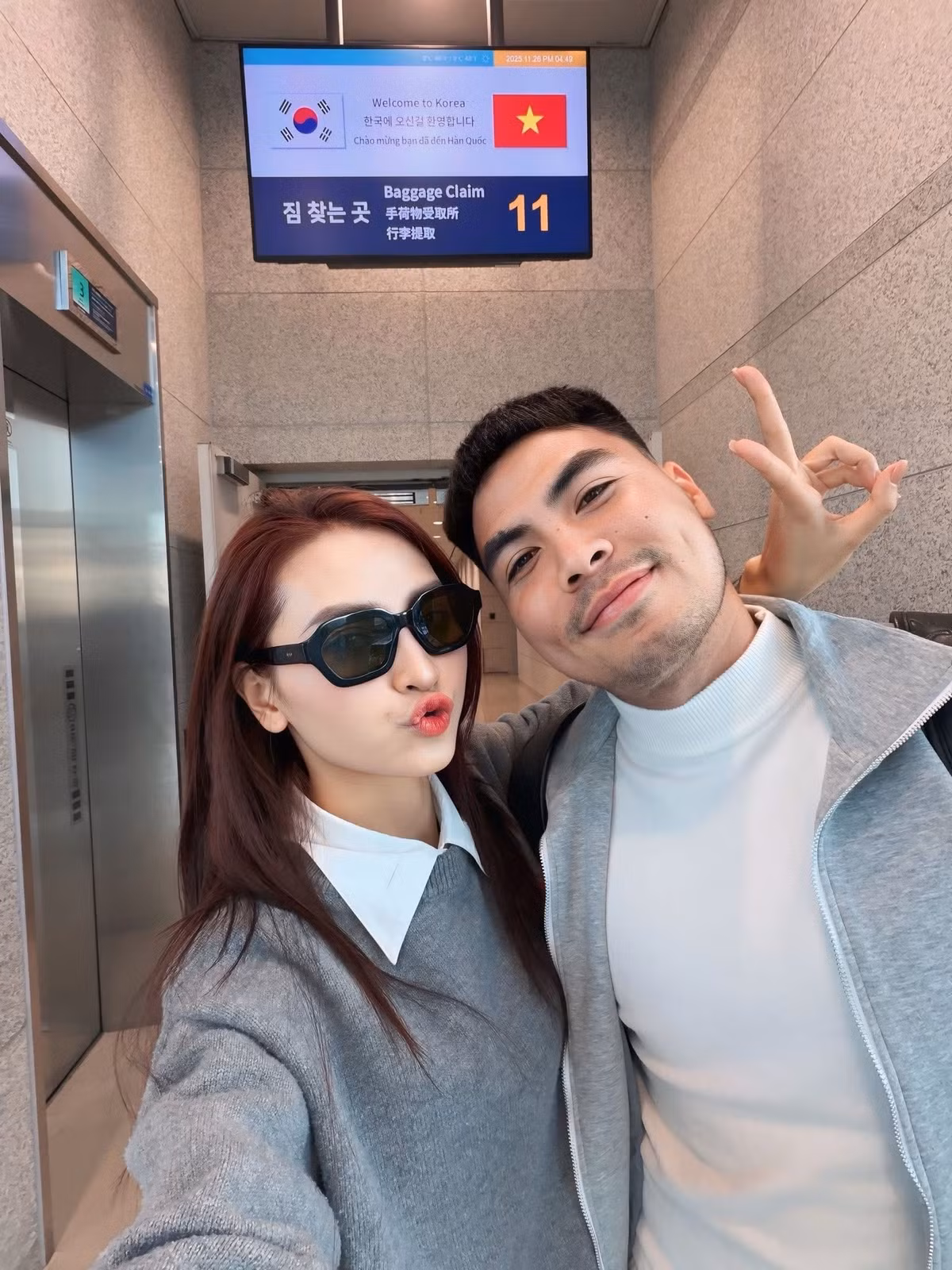 Dịp Tết Nguyên đán 2025, MC Mù Tạt cũng về quê của Đức Huy ở Hải Dương (nay là TP. Hải Phòng) để thăm hỏi gia đình bạn trai.