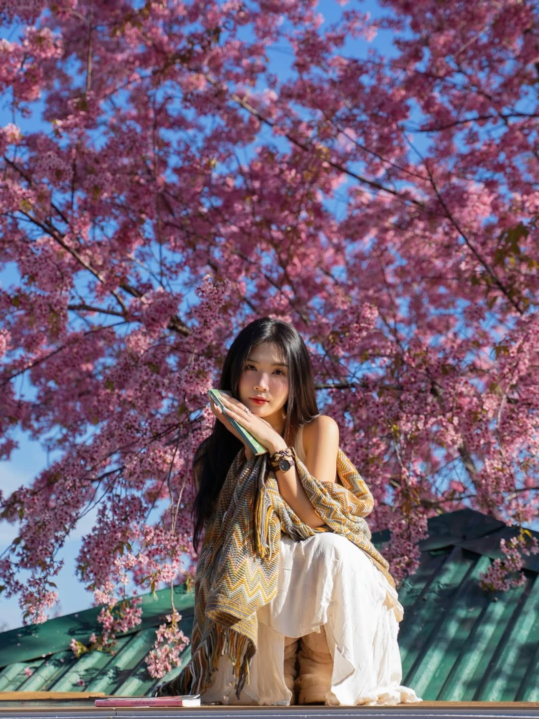 Tận dụng ánh nắng vàng hanh hao của những ngày đầu xuân, Lylychuu đã khéo léo chọn những góc máy đa dạng. (Ảnh: IGNV)