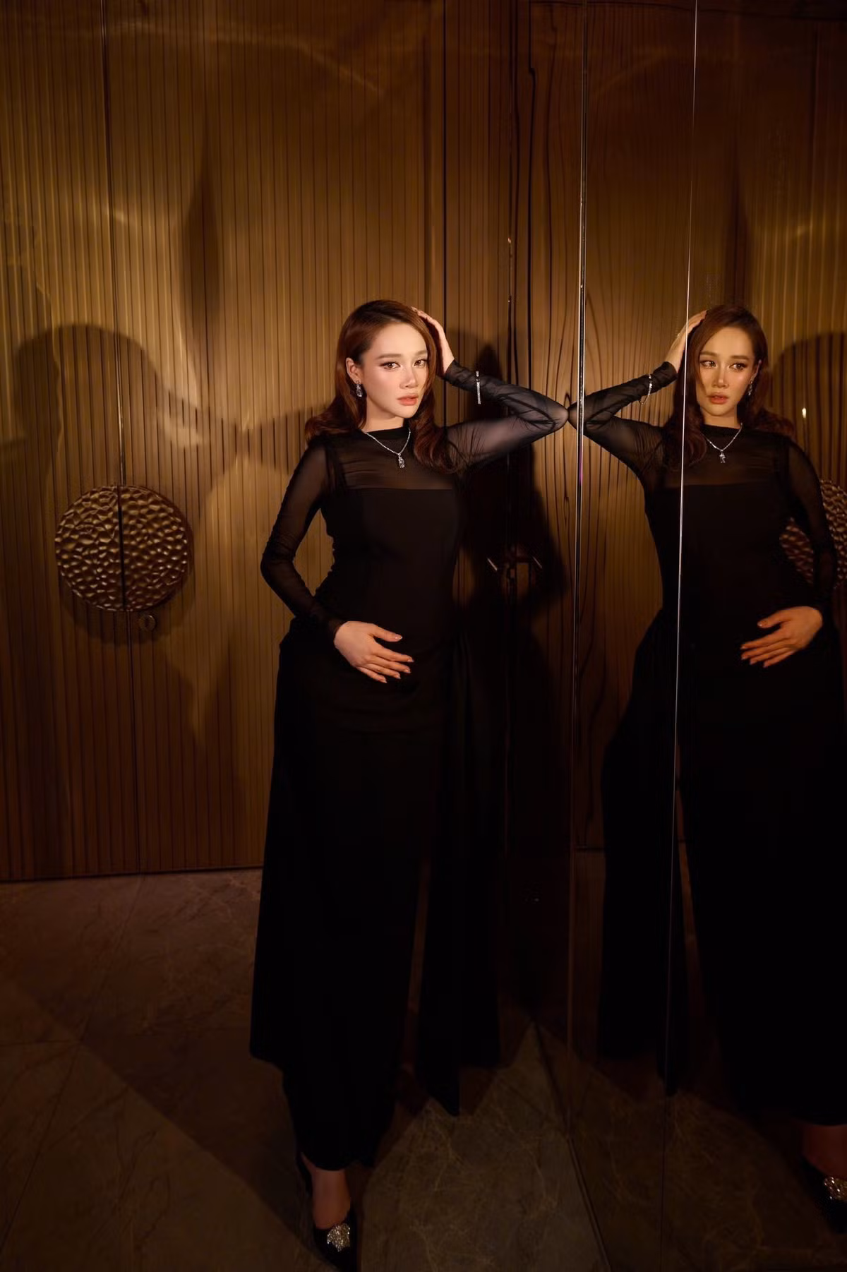 Nhiều người cho rằng Nhã Phương nên cẩn trọng, tránh vận động mạnh vì giai đoạn này cơ thể nhạy cảm và dễ mệt. (Ảnh: FB Nabi Nhã Phương)