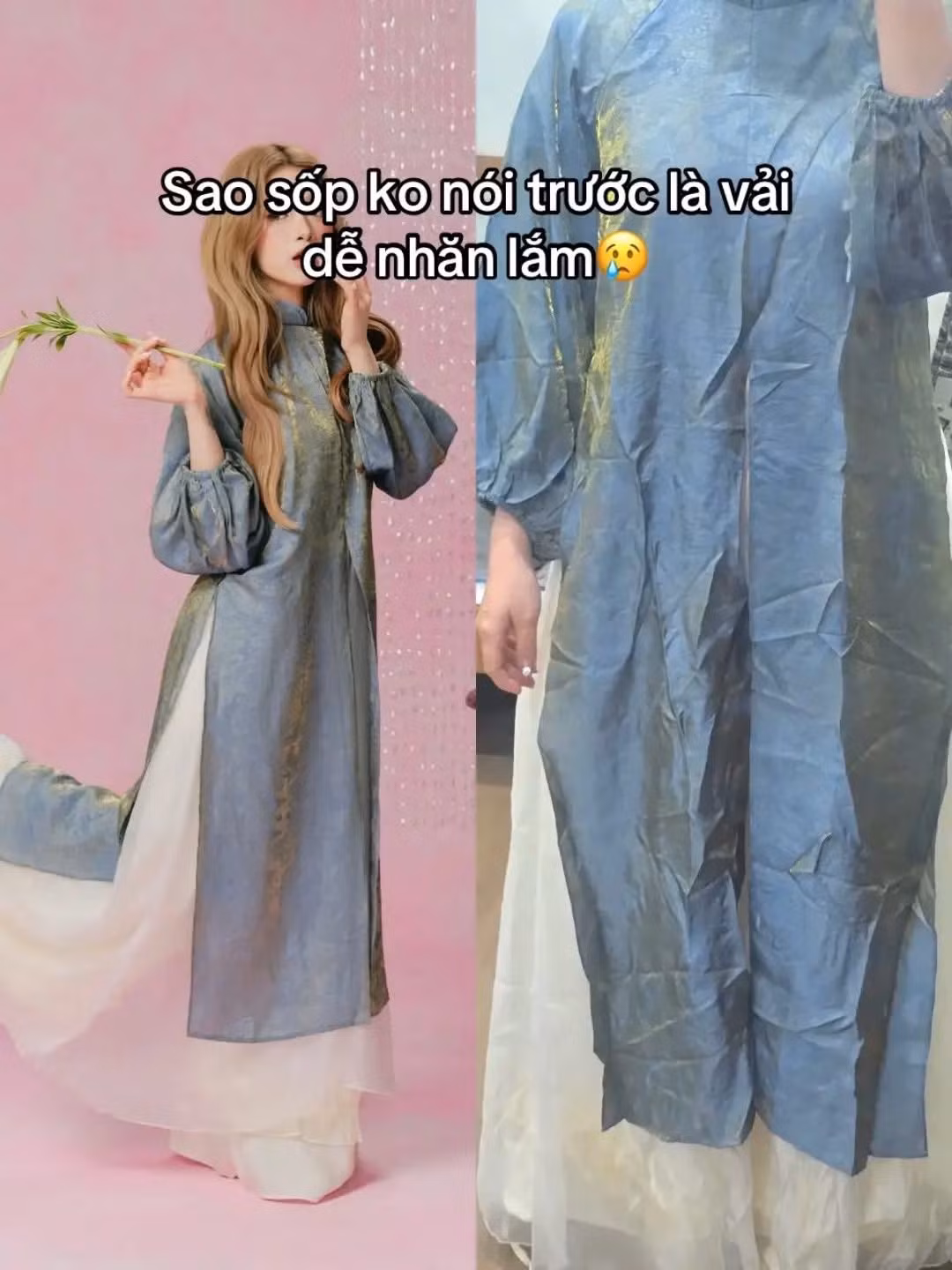 Nhiều cô gái đã phải thốt lên hai chữ "kiếp nạn" khi cầm trên tay bộ áo dài mong đợi. Một số shop quảng cáo vải lụa cao cấp, nhưng thực tế lại là loại vải dễ nhăn đến mức "chưa kịp mặc đã nát", khiến người mua chỉ biết ngậm ngùi đặt câu hỏi cho người bán. (Ảnh: Một góc khác nhà AH)