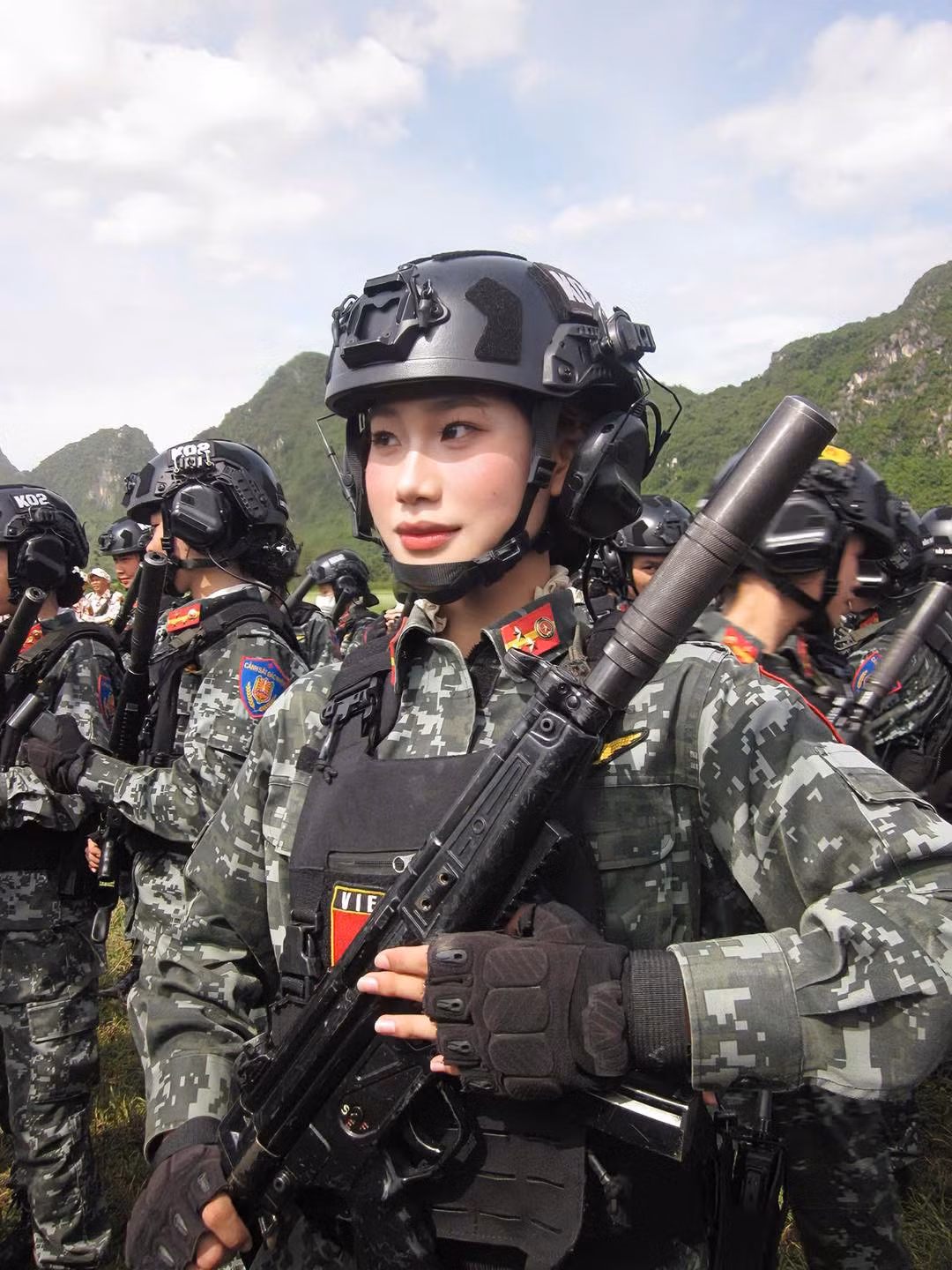 Vẻ đẹp và sự mạnh mẽ của Lò Thị Phương Thảo đã nhận được vô số lời khen ngợi từ cộng đồng mạng. (Ảnh: FBNV)