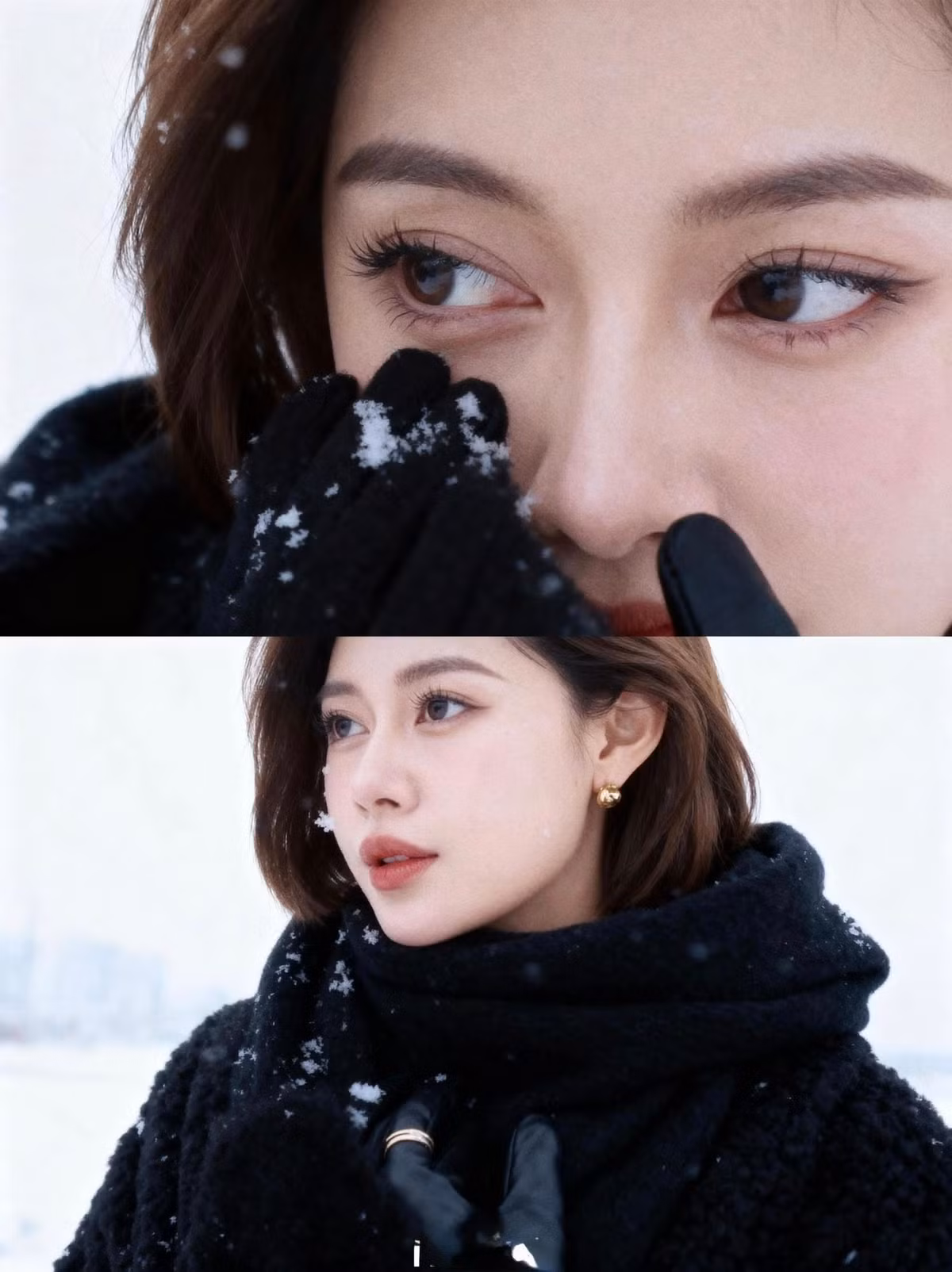 Tuy nhiên nhiều người cũng cho rằng Việt Phương Thoa đăng tải bộ ảnh có phần lầy lội nhằm tạo tiếng cười, niềm vui mà thôi. Bởi trước đó cô nàng cũng có một bộ ảnh sống ảo ngắm tuyết đúng chuẩn vô cùng xinh đẹp. (Ảnh: FBNV)