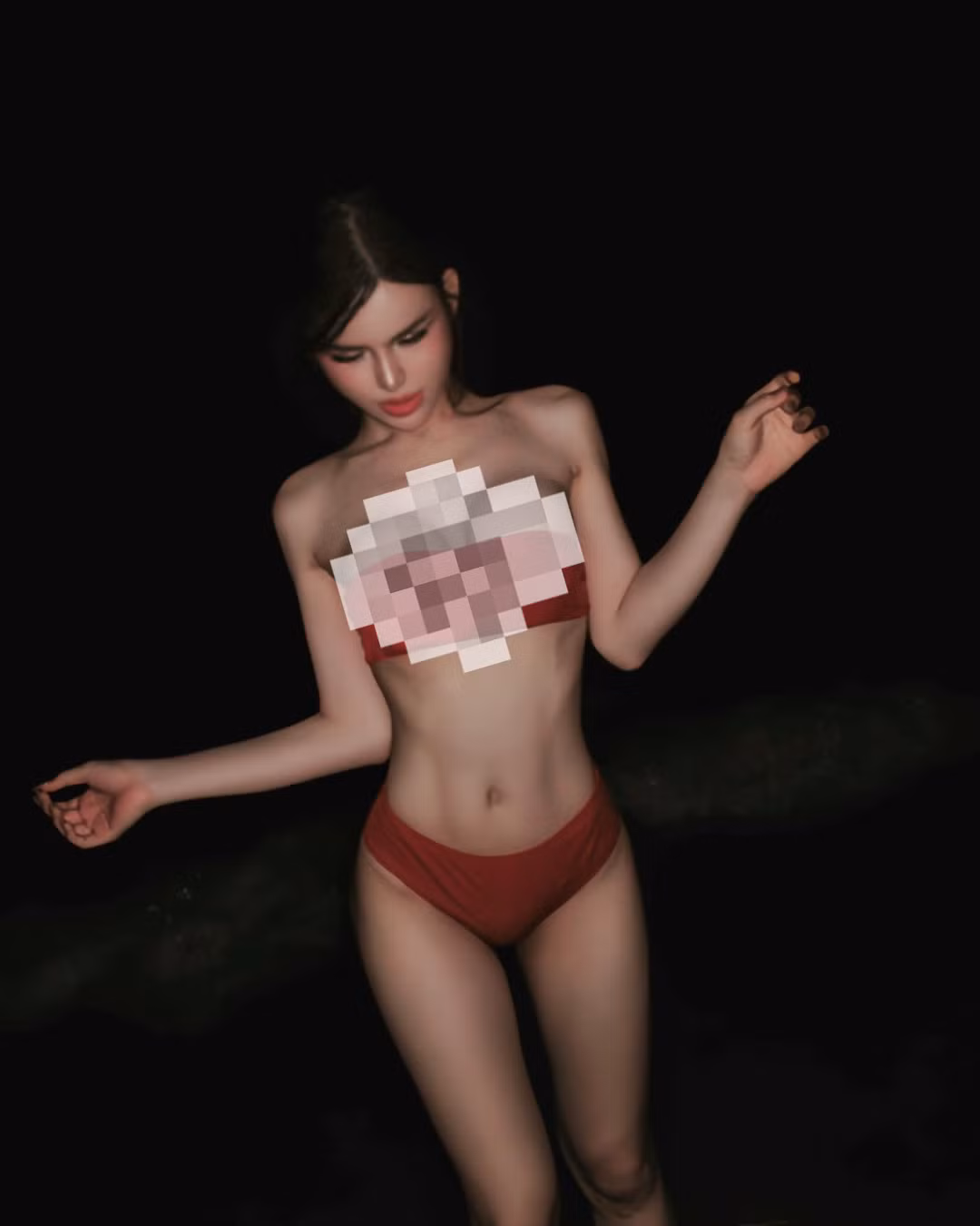 Mới đây, người đẹp chuyển giới Trần Mẫn Nhi (tên cũ Trần Đức Bo) bất ngờ “đốt mắt” cư dân mạng với loạt ảnh khoe dáng nóng bỏng trong bộ bikini đỏ nổi bật, giữa khung cảnh biển đêm huyền bí.