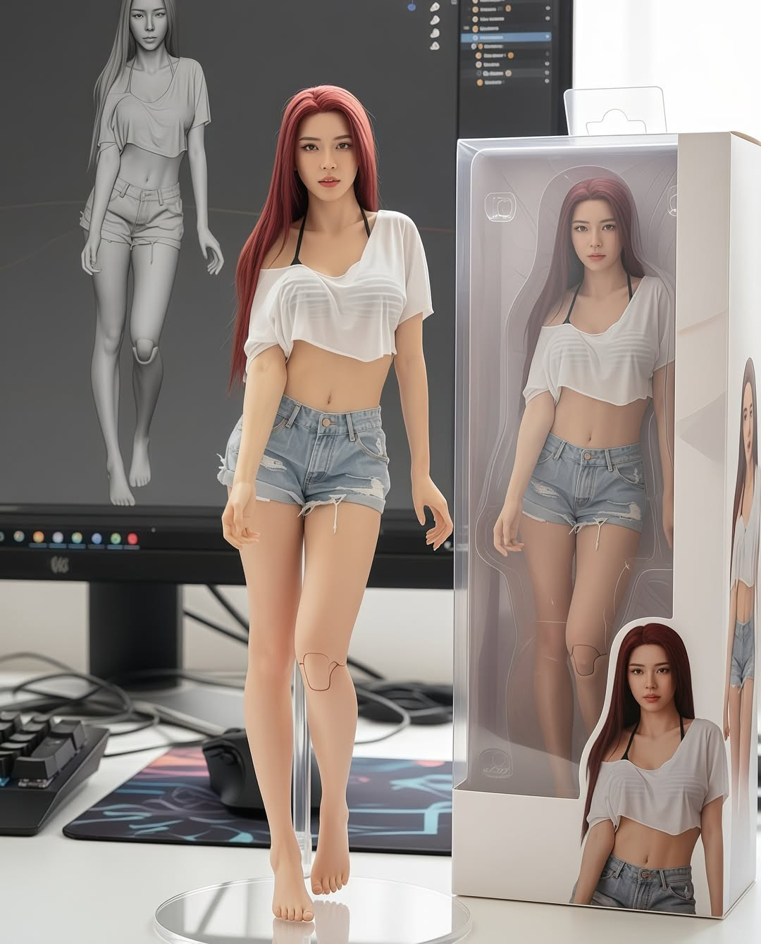 Janet Kanokwan Saesim, nữ người mẫu xe hơi nổi tiếng của Thái Lan, đã "bắt trend" một cách xuất sắc, tạo ra những tác phẩm "cuốn không lối thoát" và thu hút sự chú ý của đông đảo người hâm mộ. (Ảnh: IGNV)