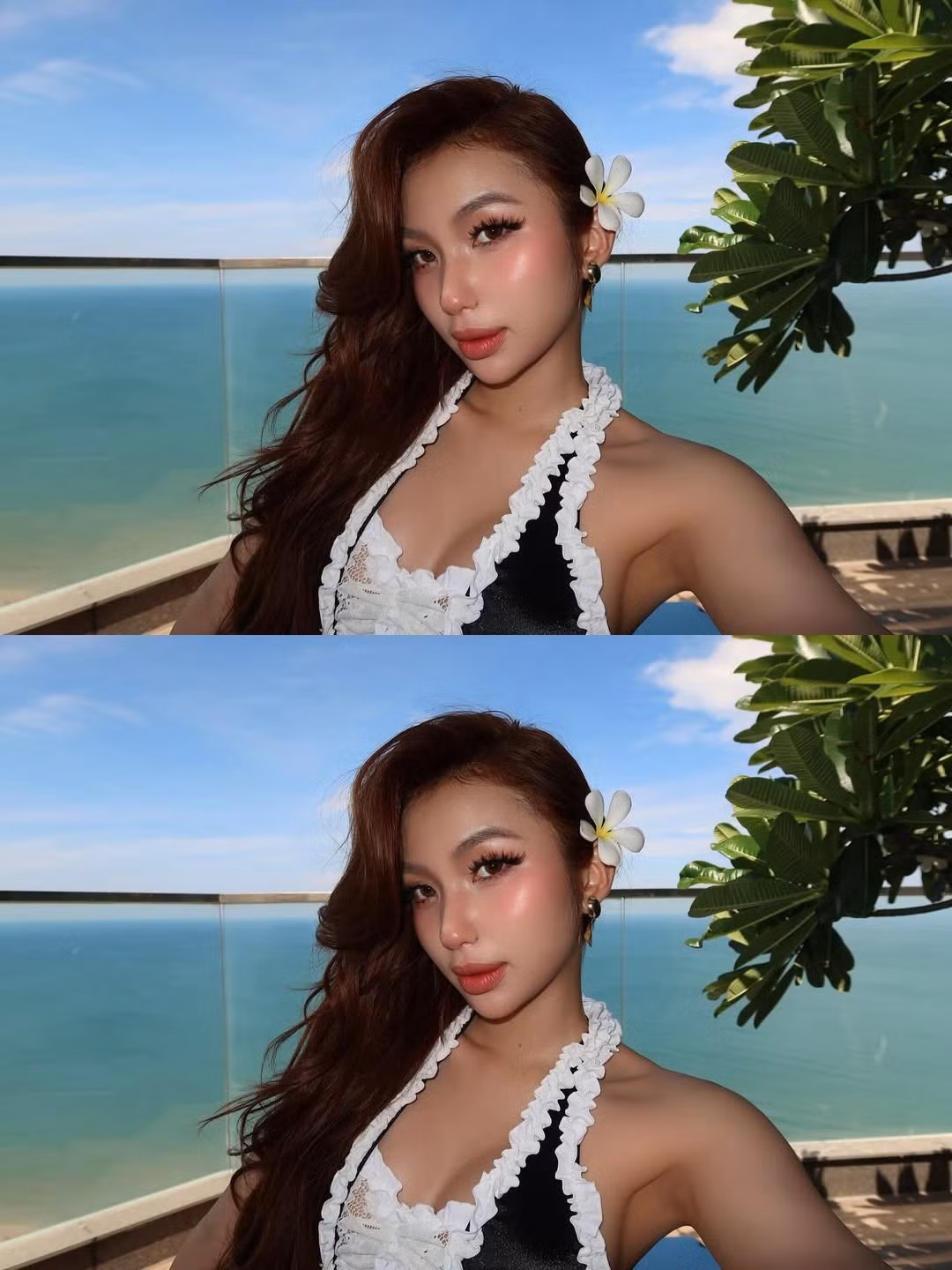 Trên trang cá nhân, cô nàng thường check-in tại những địa điểm sang chảnh, thể hiện một lối sống hiện đại, năng động.